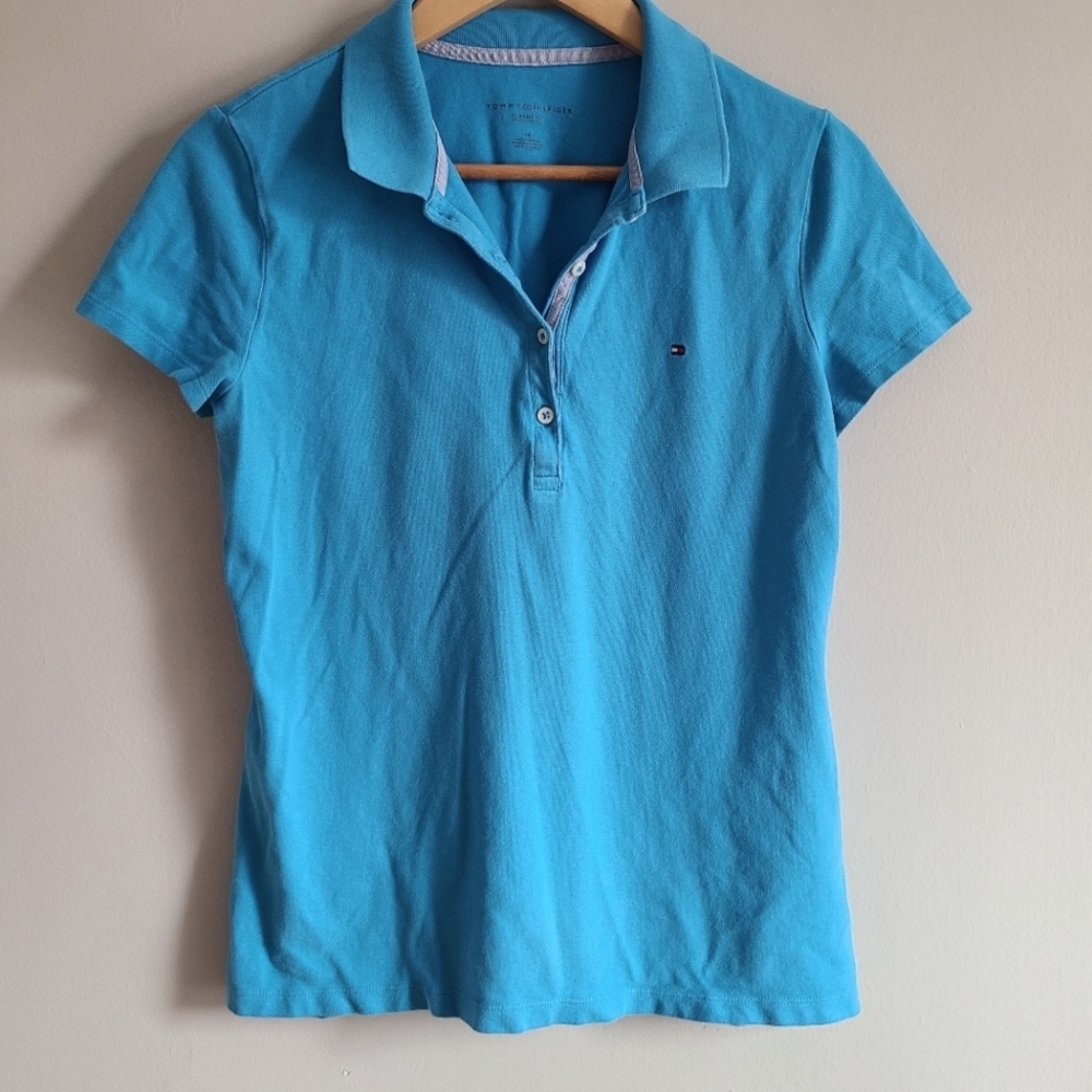Tommy Hilfiger blue polo topβ